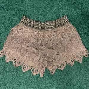Crochet Lace Shorts